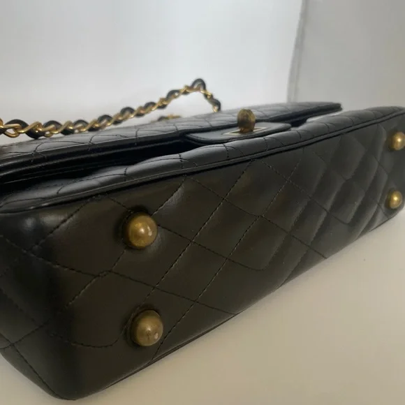 Vintage Meyers USA Quilted Leather Flap Bag • Made in USA Chain Purse - Picture 11 of 15